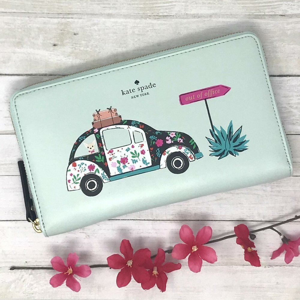 Kate Spade Out Of Office Kaden Wallet Clutch New